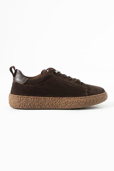 Sira Official Terra Brown Suede Genuine Leather Sports Shoes