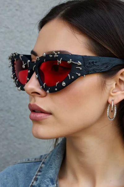 Giraffe Parti Gözlüğü Halloween Rave Piercing