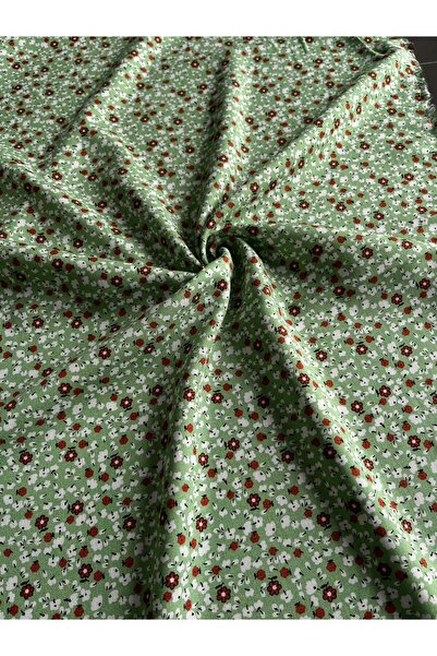 Kumaş sever 150cm Premium Viscose Fabric - Sold by the Meter, Crisp Floral & ...