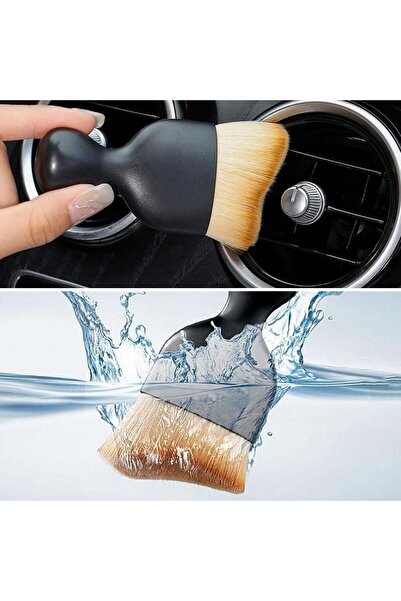 EkoAlışverişDünyam Mini car interior cleaning brush with soft bristles