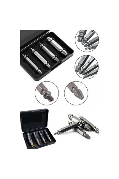 EkoAlışverişDünyam Damaged Screw Extractor 4 Different Tips