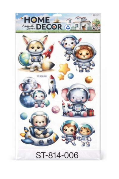 OEM Sticker Decorativ Perete 3D Copii–Animale Pompieri, Autocolant 3D Home De...