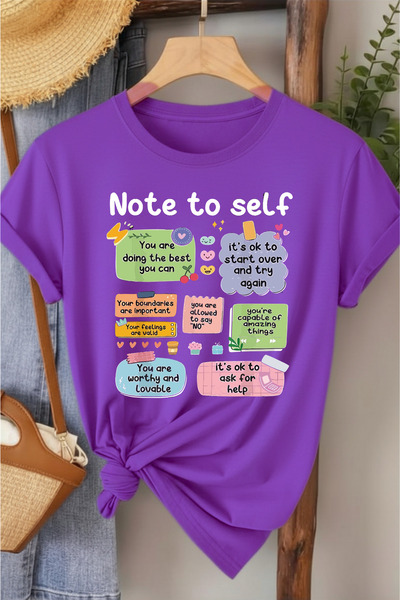 l'eivor Σημείωση στον εαυτό σου Γυναικείο μπλουζάκι με στάμπα