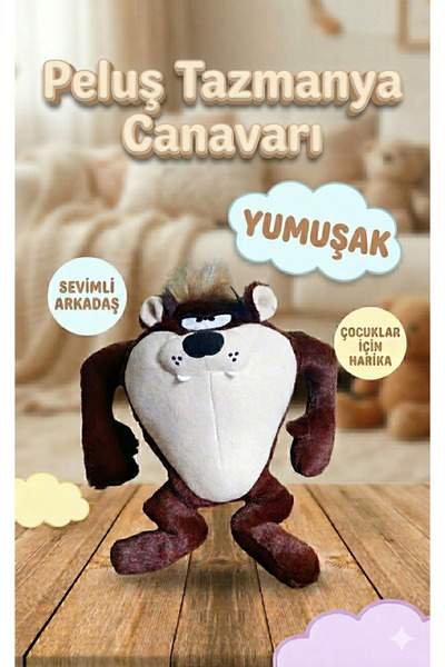cayenna sevimli Peluş Tazmanya Canavarı