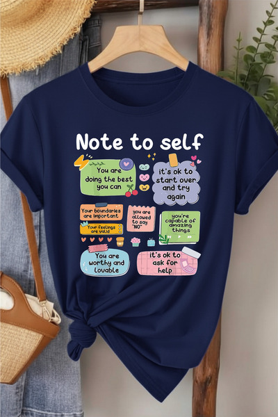 l'eivor Σημείωση στον εαυτό σου Γυναικείο μπλουζάκι με στάμπα