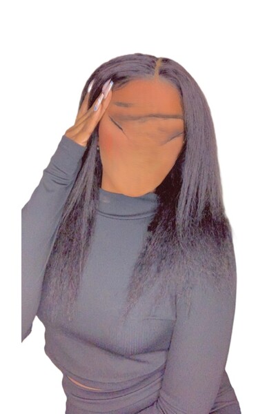 Fine Hair باروكة شعر برازيلي جذور امامية 13*4 افريقي