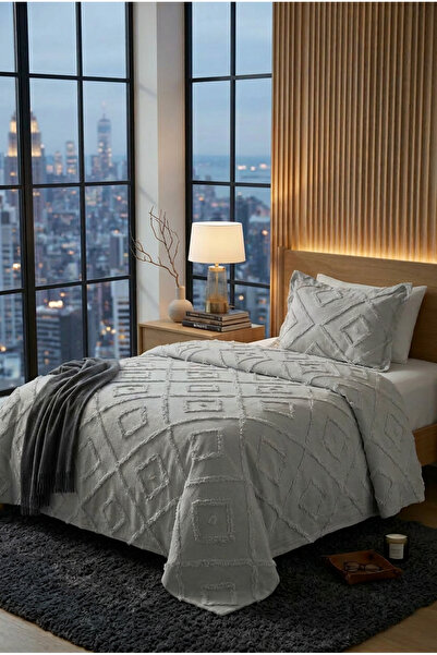 miar home perde tekstil Single Bedspread 180 X 260 cm – Valon Model 1 Piece 5...