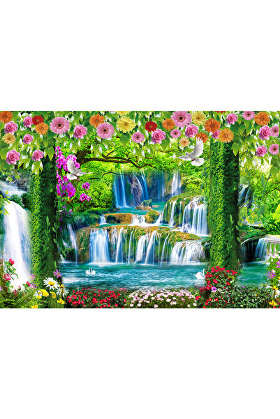 VIODESIGN Fototapet peisaje, autoadeziv, Cascada Urlatoare , multicolor,80x12...