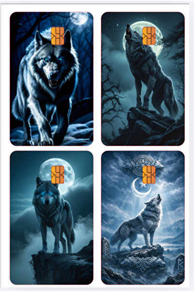 artea tasarım Σετ 4 αυτοκόλλητων προστατευτικών καρτών πιστωτικών καρτών της ...