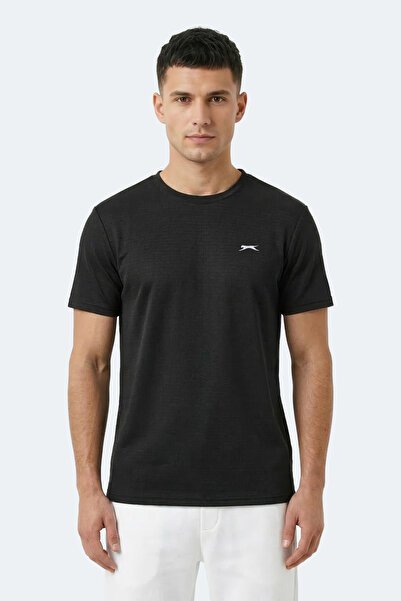 Slazenger Tricou negru pentru bărbați KOFONA