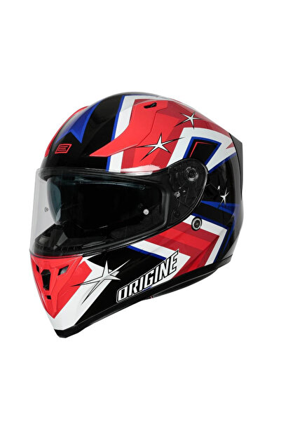 Origine Casca moto integrala, Strada Speddy, culoare negru/rosu lucios, marime S