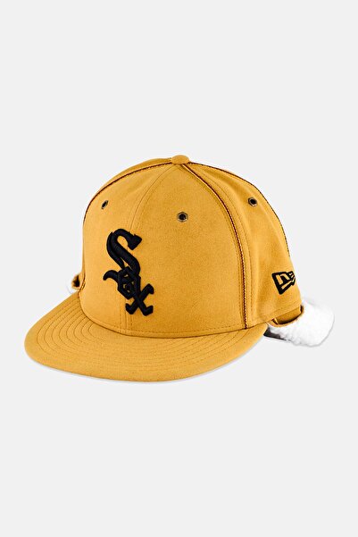 NEW ERA x MLB Men Dogear Fitted Cap, Yellow