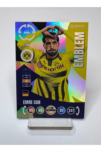Panini Emre Can Emblem Club World Cup 25 Fifa Football Player Card