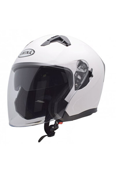 Awina Casca moto semi-integrala Jk528, culoare alb, marime XL