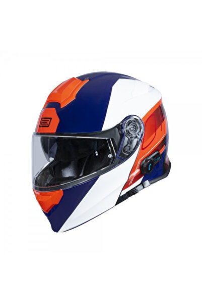 Origine Casca moto Delta BT Row rabatabila,, culoare rosu/alb, marime M