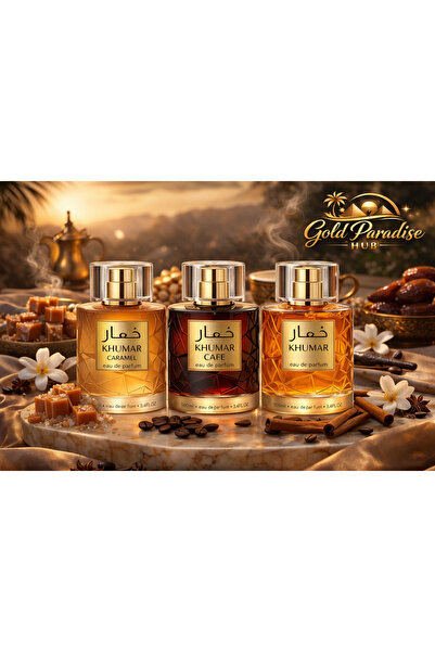 WADI AL KAHLEEJ Khumar gift set 3 perfumes 100ml premium, unisex