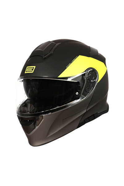 Origine Casca moto rabatabila,, Basic Virgin, culoare galben/negru mat, marim...