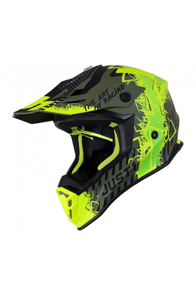 Just1 Casca motocross/atv Just 1 J38 Mask, culoare verde/negru, marime XL