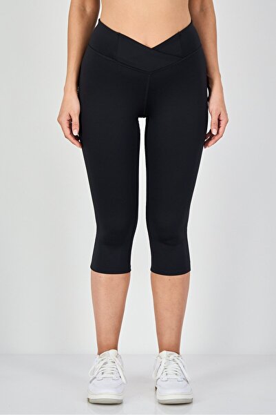 Reebok Women Sportswear Fit Training 3/4 Leggings, Black