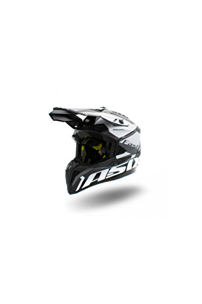 Asix Casca motocross/enduro copii 127, culoare negru/alb, marime YS