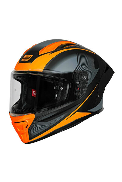 Origine Casca moto integrala, Pista Elementary, culoare portocaliu/negru mat,...