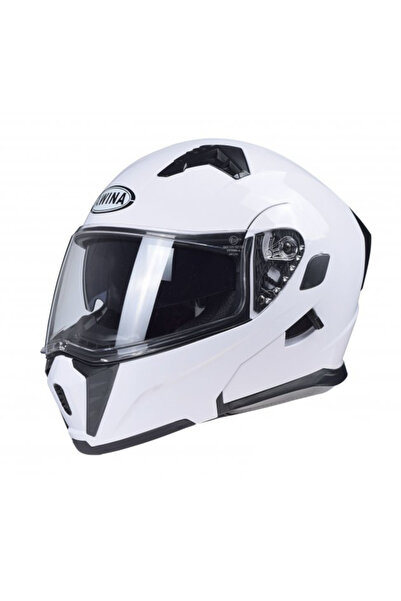 Awina Casca moto rabatabila, JK906, culoare alb, marime S(55-56cm)
