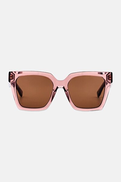 Tommy Hilfiger Women TH 2100/S Cat Eye Sunglasses, Transparent Brown