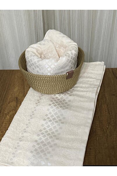 BURYAHOME منشفة يد للوجه 50x90 (قطعتان)