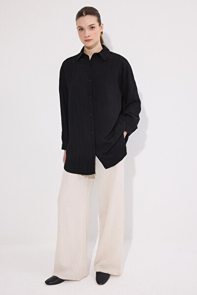 Touché Privé Natural Textured Self-Stripe Shirt