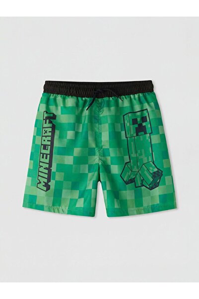 LC Waikiki LCW Kids Minecraft kupaće šortsevi za dečake sa printom
