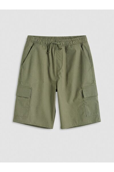 LC Waikiki Pantaloni scurti cargo pentru băieți cu talie elastică LCW