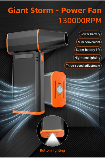 Generic 130000RPM Portable Jet Fan Brushless Motor Air Duster for Car Interio...