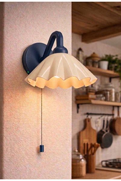 Limon 3D Desing Şarjlı Kablosuz LED Işıklı Duvar Apliği - Modern Başucu Lamba...