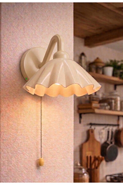 Limon 3D Desing Şarjlı Kablosuz LED Işıklı Duvar Apliği - Modern Başucu Lamba...