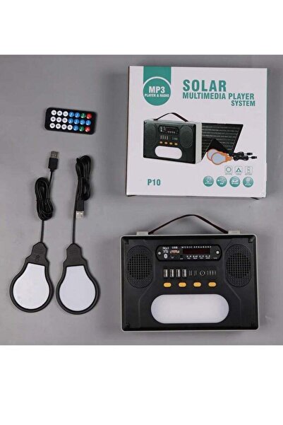 Generic راديو يعمل بالطاقة الشمسية مع مشغل MP3 وبلوتوث، رفيق مثالي للأنشطة ال...
