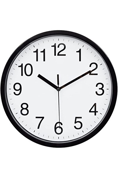 Arabest ساعة حائط دائرية صامتة بدون تكتكة مقاس 12 بوصة لديكور المكتب والمطبخ ...