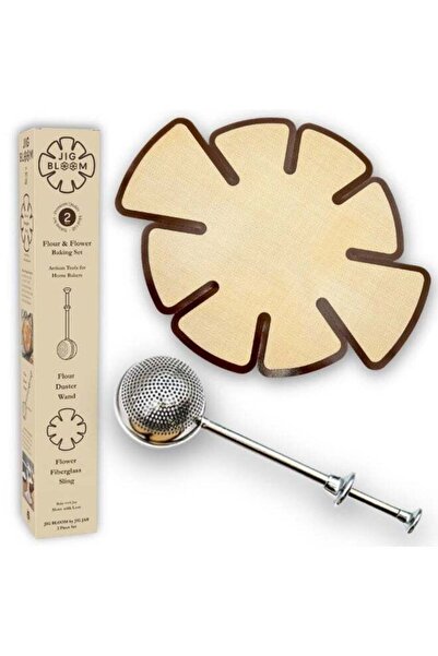JIG JAR JIG BLOOM Baking Set – Silicone Bread Sling + Flour Duster