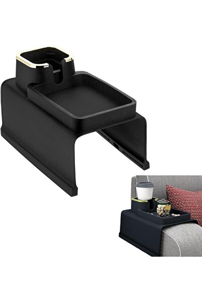 Arabest Couch Cup Holder, Anti Slip Recliner Table Tray, Silicone Drink Holde...