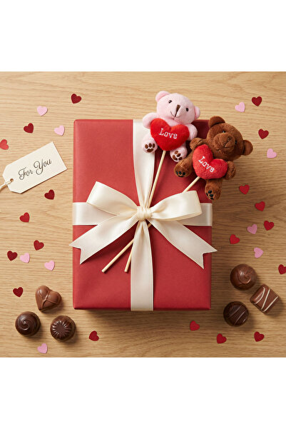 OEM Stick-on decoration - teddy bear - 59 x 4 cm - 6 designs