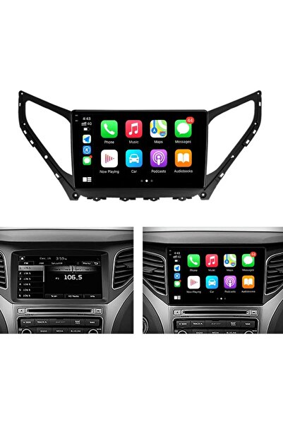 Generic شاشة سيارة أندرويد لهيونداي أزيرا موديل 2015 إلى 2018 مع دعم كاربلاي ...