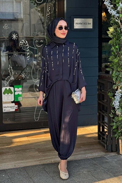 Moor Pantolonlu Takım 26S4056 Lacivert