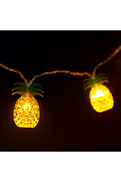 FAMİLY LED lamp - pineapple - 1.65 m - 10 LEDs - warm white - 2 x AA