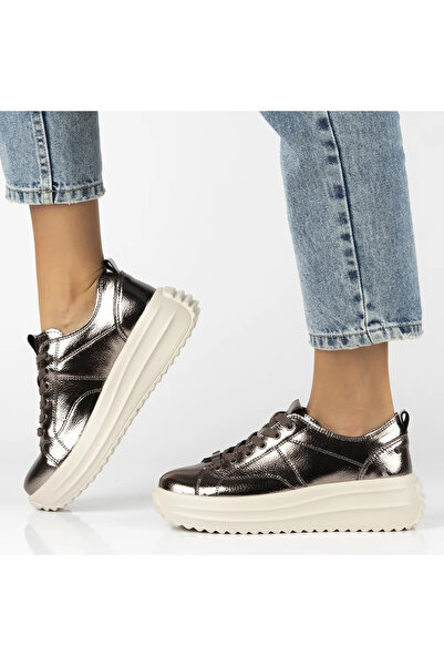 Filippo leather sneaker 6795 metallic