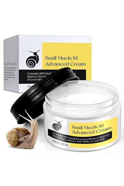 Arabest 92% Snail Mucin Repair Serum Cream, Anti-Aging Face Moisturizer 100g