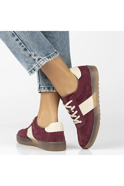 Filippo leather sneaker 6770 burgundy