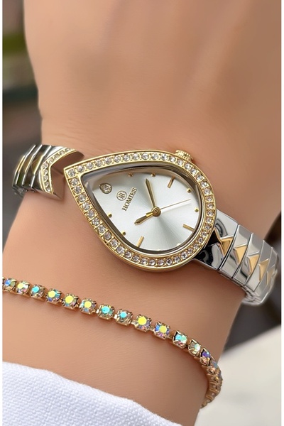 Homies Women's Wristwatch - Stoned - Steel Band - Bracelet Gift