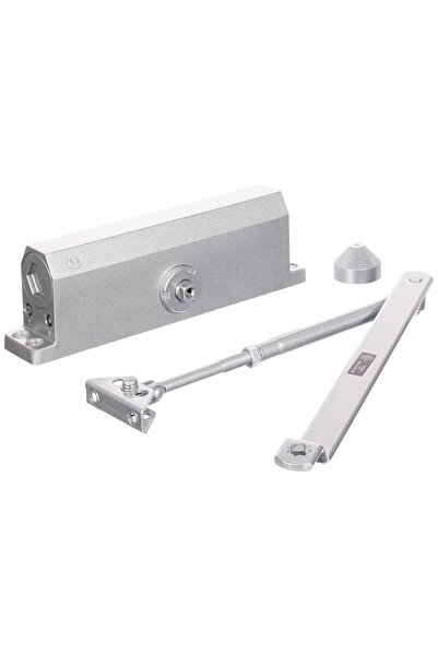 Altınyapı Hobi Market قفل باب هيدروليكي ثابت من YALE، رقم: 5، لون فضي