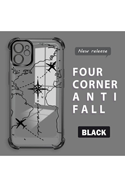 Hontinga iPhone 11 Compatible Camera Protected Transparent Soft Silicone Phon...