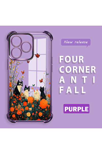 Hontinga Realme Note 50 Compatible Camera Protected Transparent Soft Silicone...