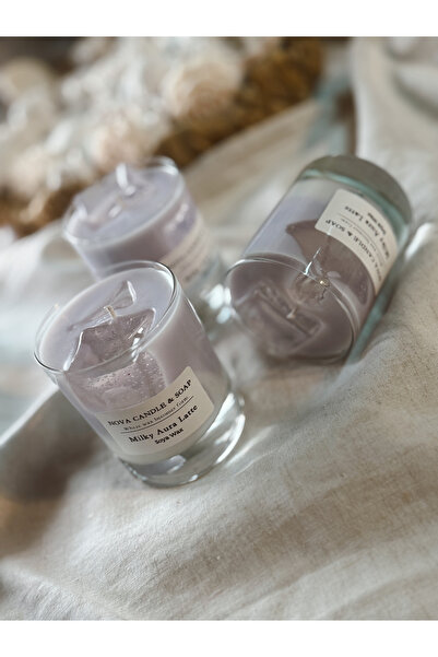 NOVA CANDLE & SOAP Milky Aura Latte | Soya Wax Mum